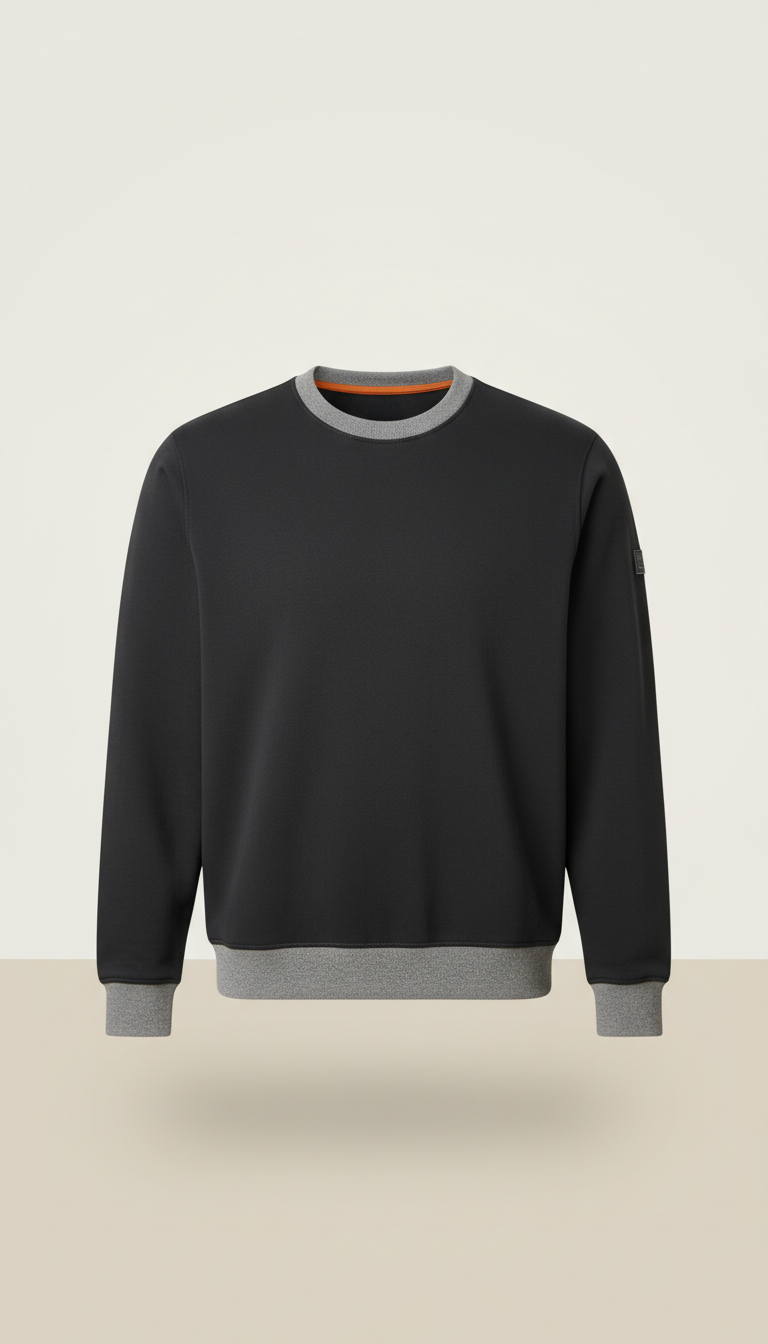 Crewneck Sweatshirt in Soft Cotton