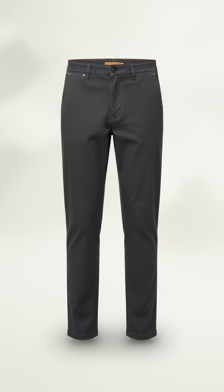 Relaxed Tapered Chinos with Stretch