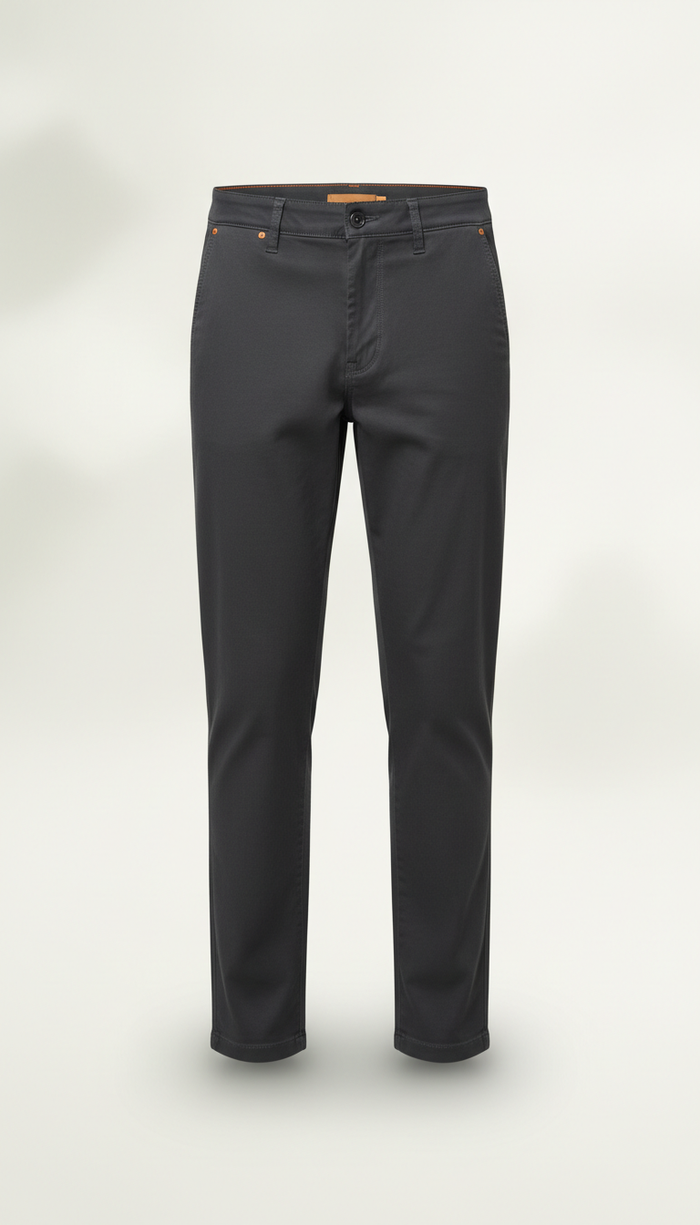 Relaxed Tapered Chinos with Stretch